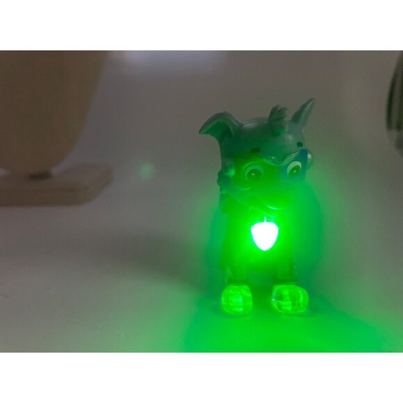 Paw Patrol Light Up Superhero Pups Figures Rocky & Marshall - Picture 3 of 16